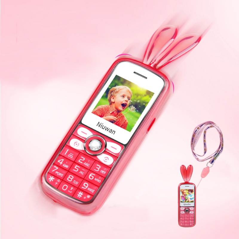 Lovely Unlocked Mini LED MP3 Vibration Camera ​Speed Dial Cell Phones Child Push-Button Cheap Small Mobile Phone