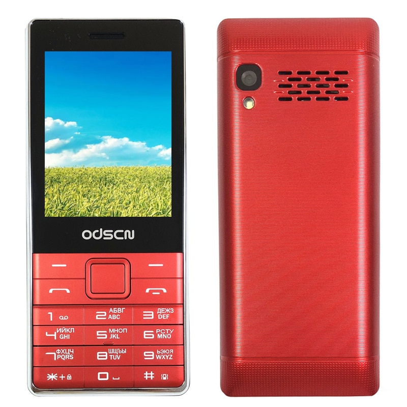 2.8" screen senior phone Dual Sim Dual Standby BIg 3D Sound Mobile phone French Russian Language Russian Keyboard ODSCN T371