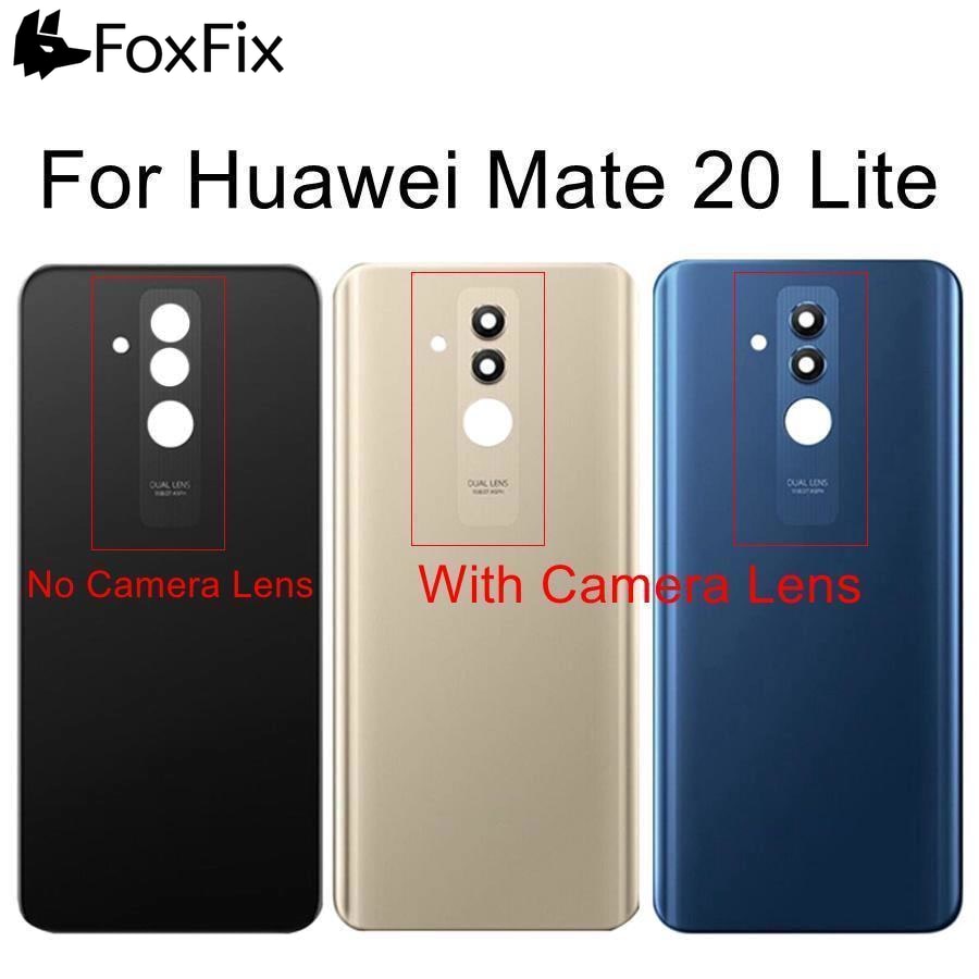 Back Glass Cover For 6.3" Huawei Mate 20 Lite Battery Cover Door Rear Housing Panel Case For Huawei Mate 20 Lite Battery Cover