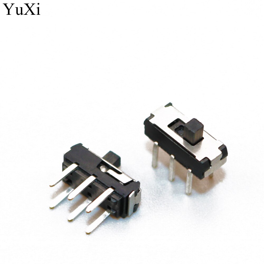 YuXi MSS22D18 MINI Miniature DIP Slide Switch 2P2T 6Pin Handle high 2mm For DVD Switch MSS-22D18