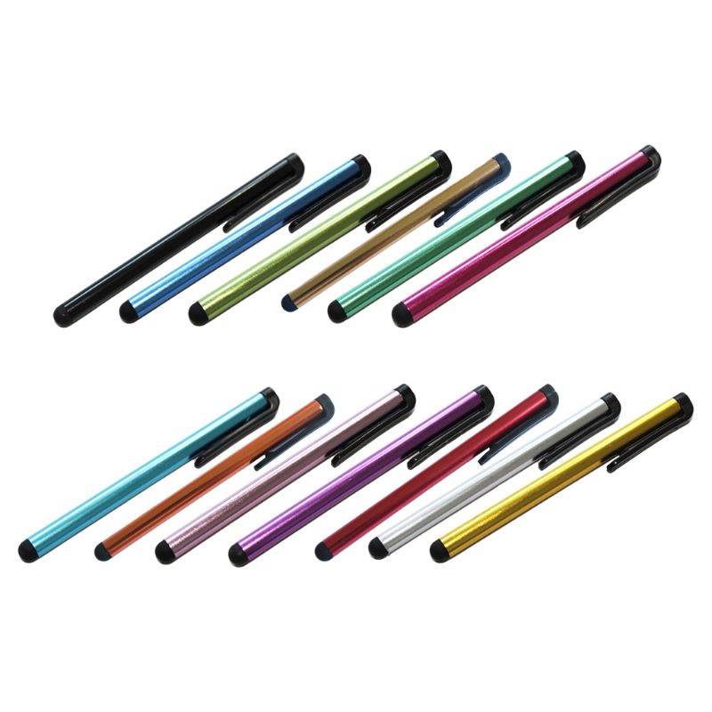 2021 New Clip Design Universal Soft Head For Phone Tablet Durable Stylus Pen Capacitive Pencil Touch Screen Pen