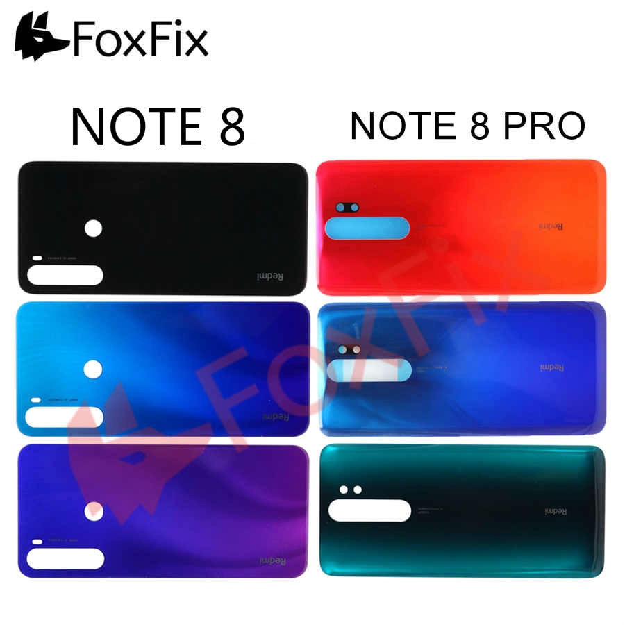 NEW For Xiaomi Redmi Note8 Note 8 Pro Battery Back Glass Cover Rear Housing Case For Redmi Note 8 Pro Battery Cover Door Panel