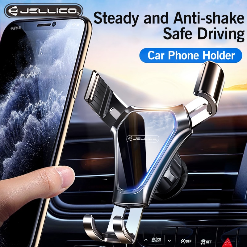 Jellico Universal Car Phone Holder Gravity Car Bracket Air Vent Stand Holder in Car For iPhone Samsung Cell Phone Holder