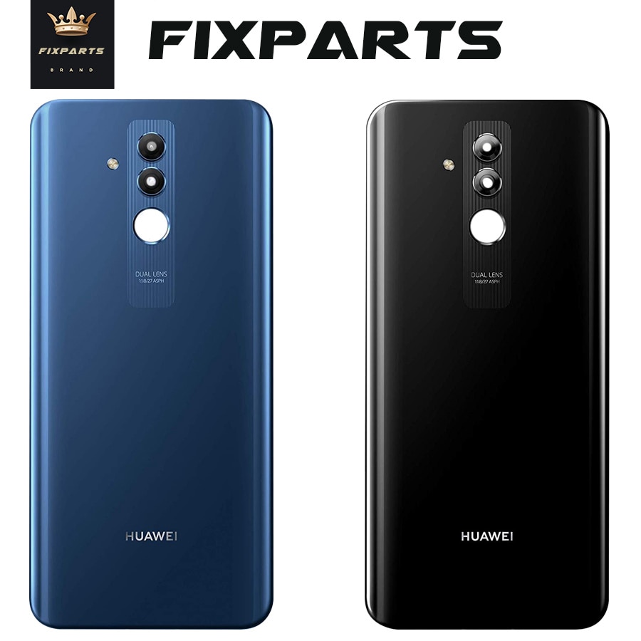 Original Huawei Mate 20 Lite Back Battery Cover Glass Housing Door Case With Camera Lens Huawei Mate 20 Lite Rear Housing Glass