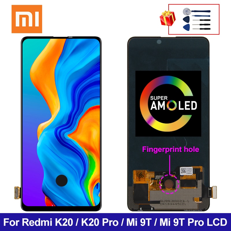 6.39" Amoled For Xiaomi Mi 9T LCD Display Touch Screen Digitizer Assembly Mi 9T Pro LCD For Redmi K20 Pro K20 Mi 9 T Replacement