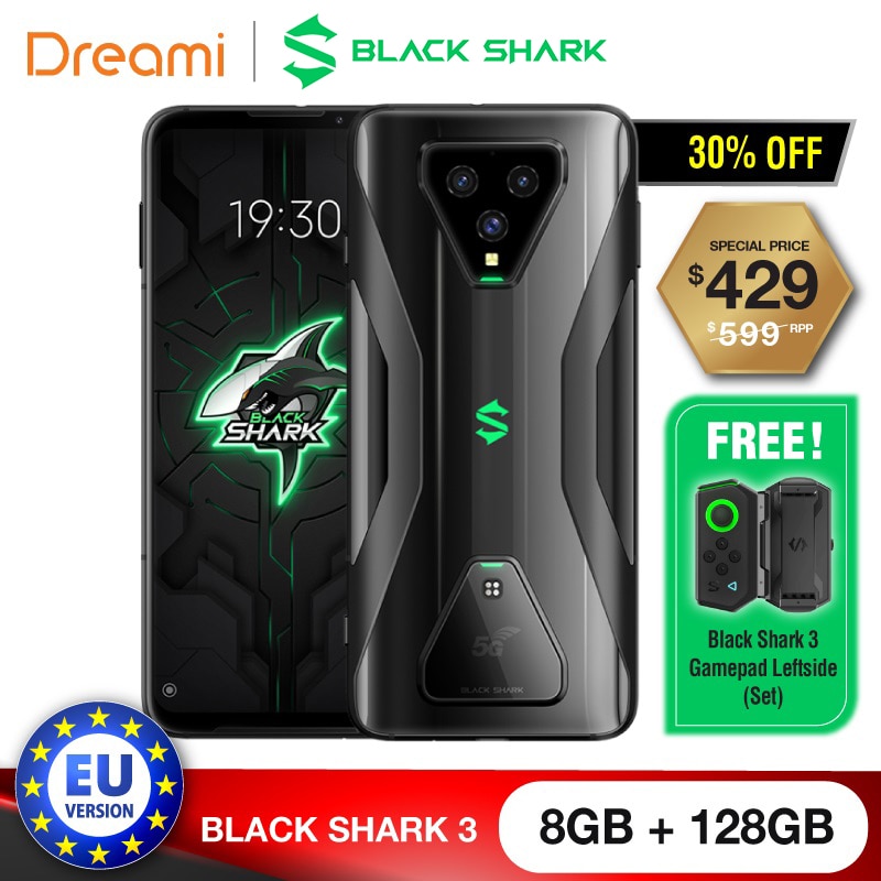 Black Shark 3 5G 128GB ROM 8GB RAM - Gaming Phone / Smartphone / Mobile / blackshark3