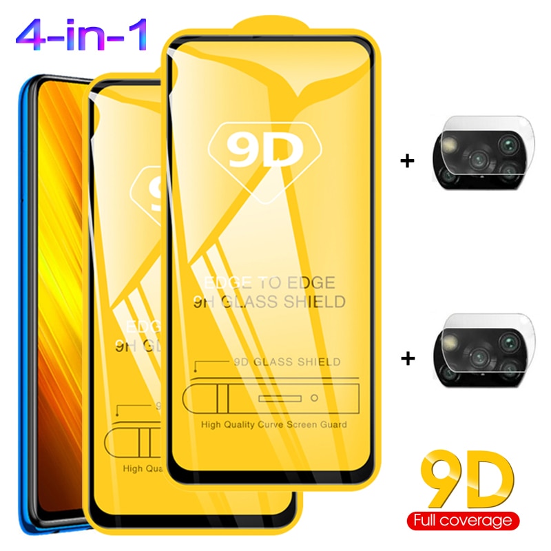 poco x3, tempered glass for poco x3 nfc glass pocophone f2 pro camera protection poko f3 f2 pro xiaomi poco x3 screen protector