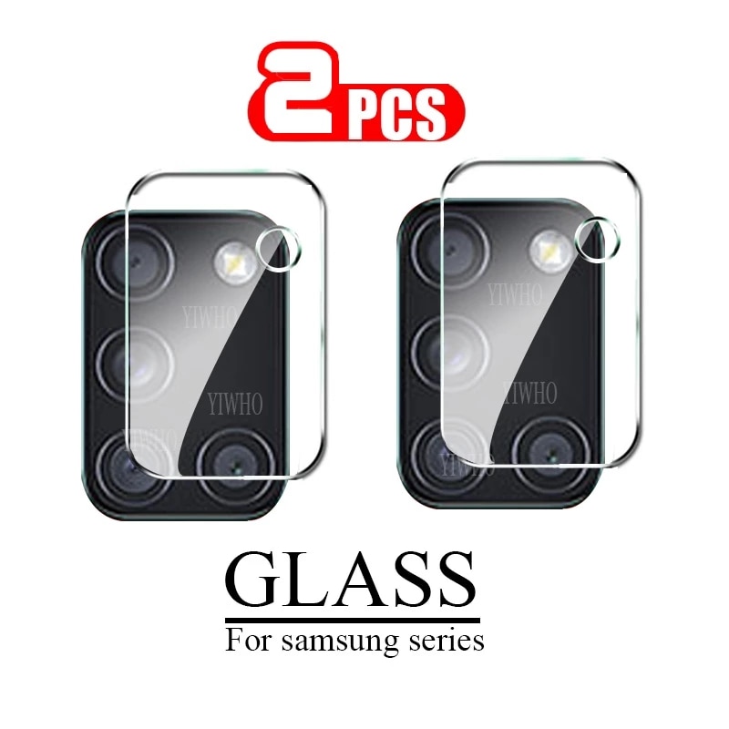 2pcs Camera Lens Glass for Samsung Galaxy A51 A71 Note 20 S20 Ultra Plus S20+ A31 A21S M31 A02 A12 S21 Screen Protector S20 Fe