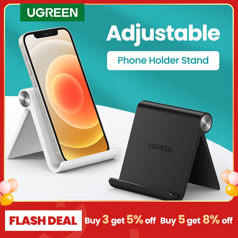 Ugreen Phone Holder Stand Moblie Phone Support For iPhone Xiaomi Samsung Huawei Tablet Holder Desk Cell Phone Holder Stand