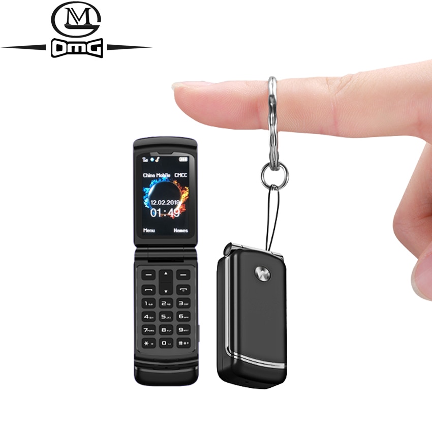 Small Mini flip mobile phones Russian push button telephone Bluetooth dialer clamshell unlocked cheap cell phone without camera