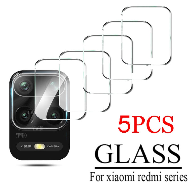 5Pcs for Xiaomi Redmi Note 9 Pro 9S 10 Pro 9 9T 5G 9c NFC 8t 9a 8 Camera Lens Protector Tempered Glass Back Screen Redme 8a Glas