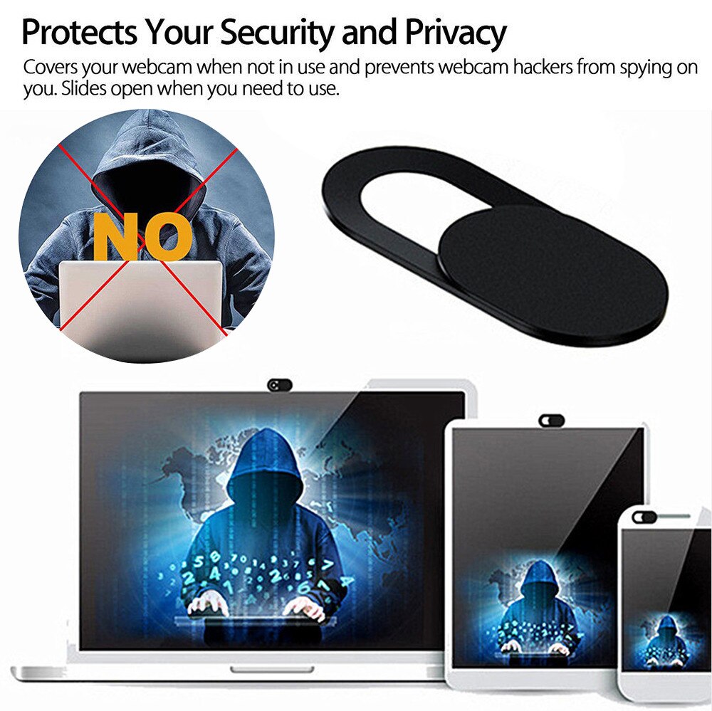 top selling in 3PCS Webcam Cover Web Camera Privacy Blocker Computer Phone Ultra-Thin Black Support Wholesale and Dropshipping