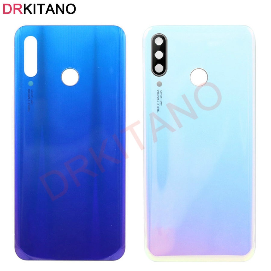 NEW For Huawei P30 Lite Battery Cover Back Glass Panel Nova 4e Rear Housing Door Case For Huawei P30 Lite Back Battery Cover