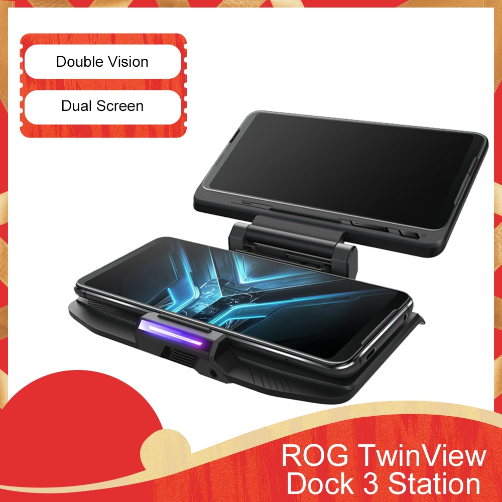 In Stock Asus ROG Phone 3 TwinView Dock Station for ROG 5G Gaming Phone Mobile Phone Docking Station Phone Accessories