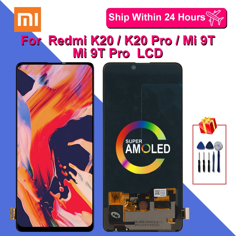 Super Amoled For Xiaomi 9T Mi 9T Pro LCD Display Touch Screen Digitizer Assembly For Xiaomi Redmi K20 Pro K20 Lcd Replace Parts