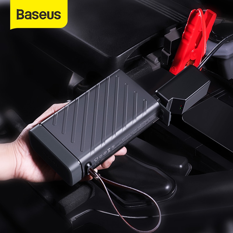 Baseus 16000mAh Battery Power Bank Car Jump Starter Battery 1600A 12V Car Booster Vehicle Emergency Start Battery for Car Start