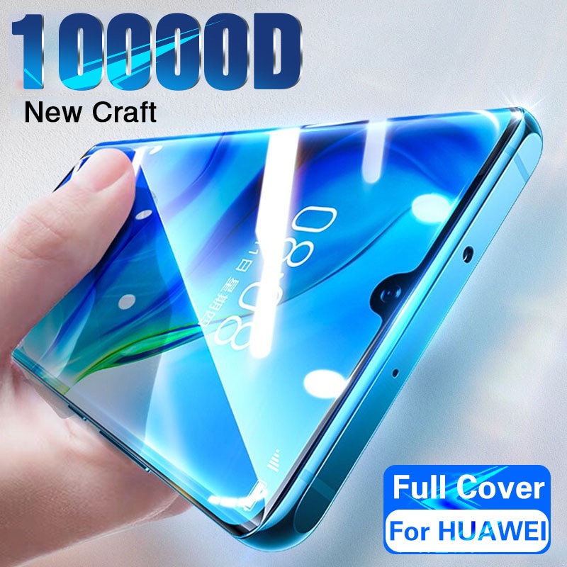 Full Cover Tempered Glass For Huawei P30 P40 P20 Lite Pro Screen Protector On Honor 20 10 V20 Mate 20 30 Lite P Smart 2019 Glass