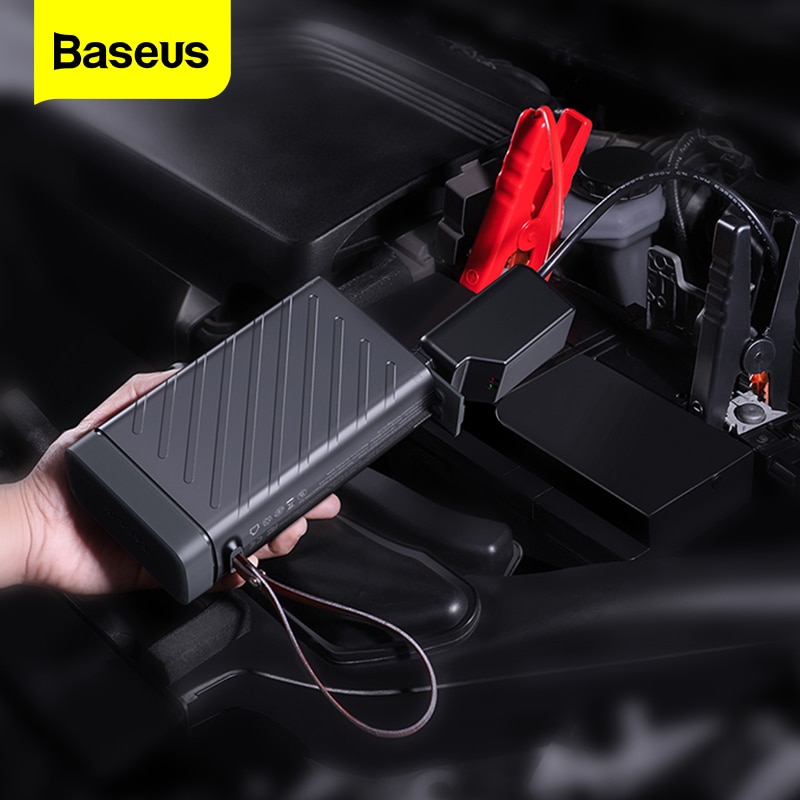 Baseus 16000mAh Power Bank 12V Car Jump Starter Portable Power Station 220v AC Output Outdoor Power Supply For Car Phone Laptop