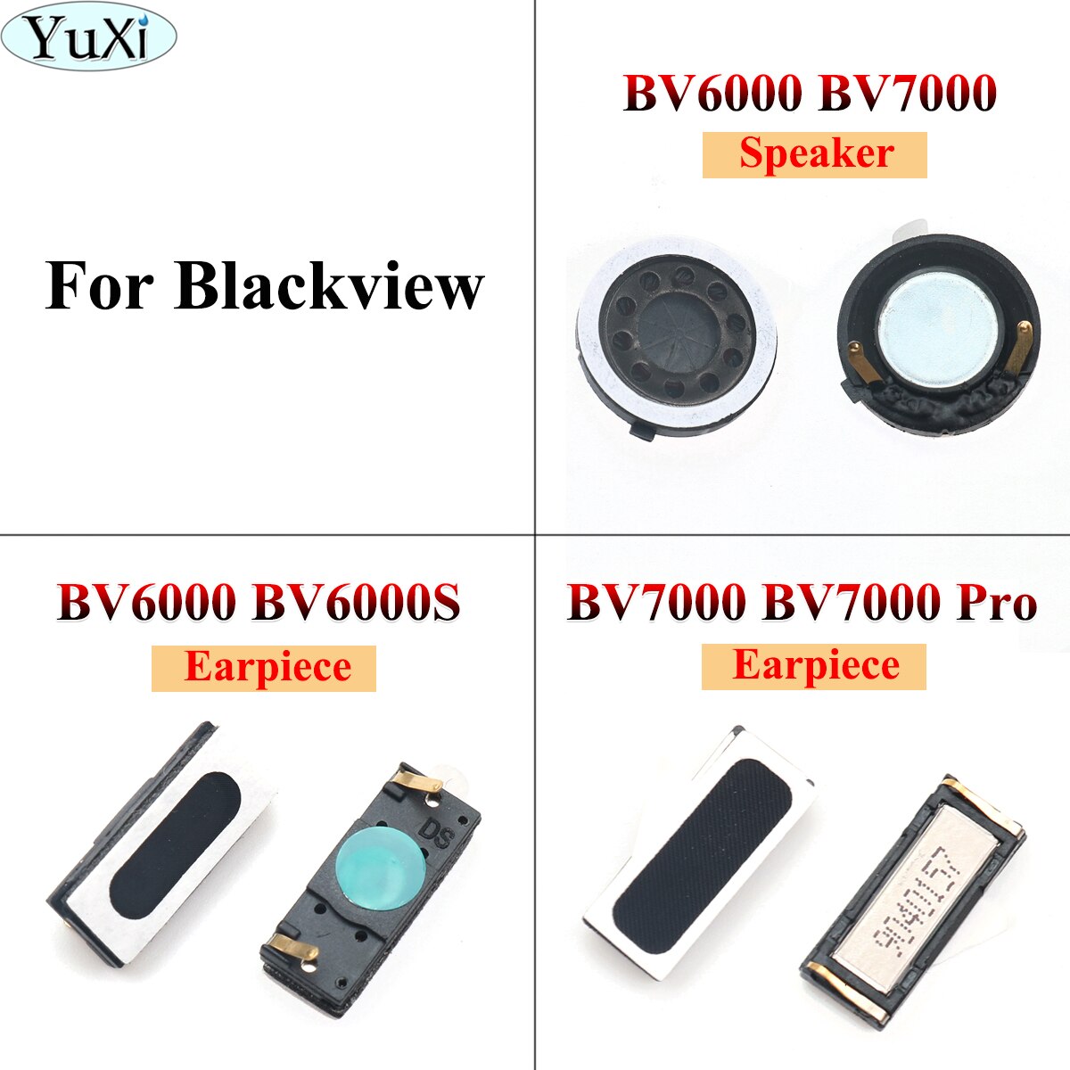 YuXi For Blackview BV6000 BV6000S Loud Speaker Buzzer Ringer Replacement Parts For Blackview BV7000 BV7000 Pro Earpiece Loud Spe