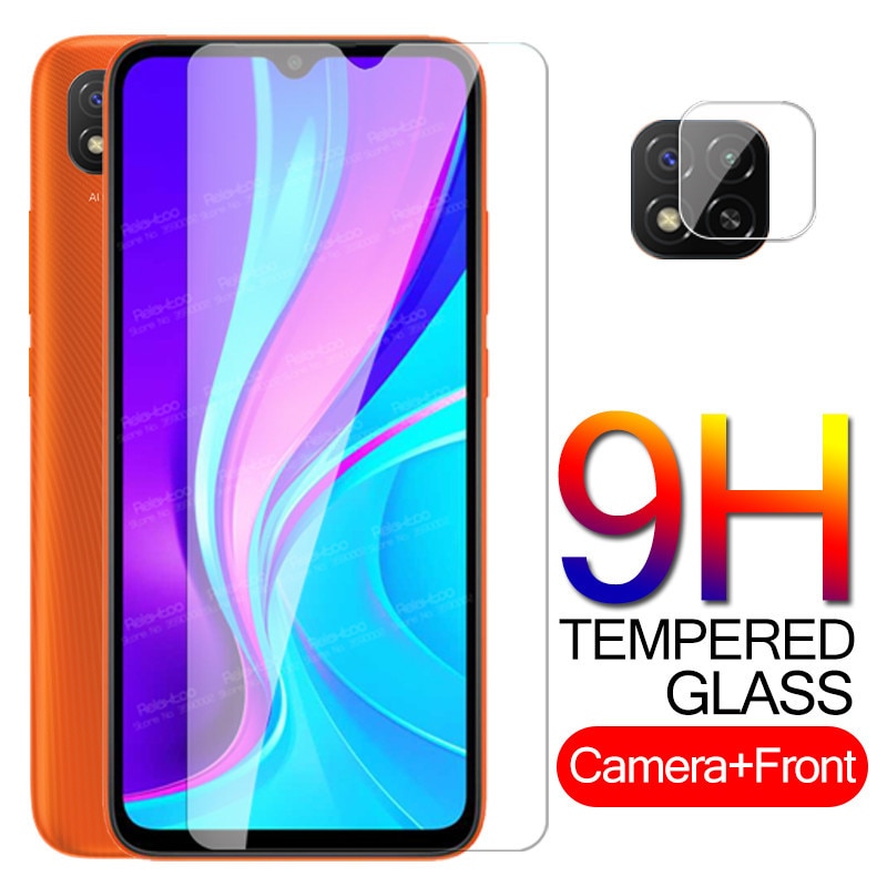 Protective Glass Redmi 9C NFC Camera Glass For Xiaomi Redmi 9C Screen Protector Redmy Redme 9 C Tempered Glass Safety Phone Film