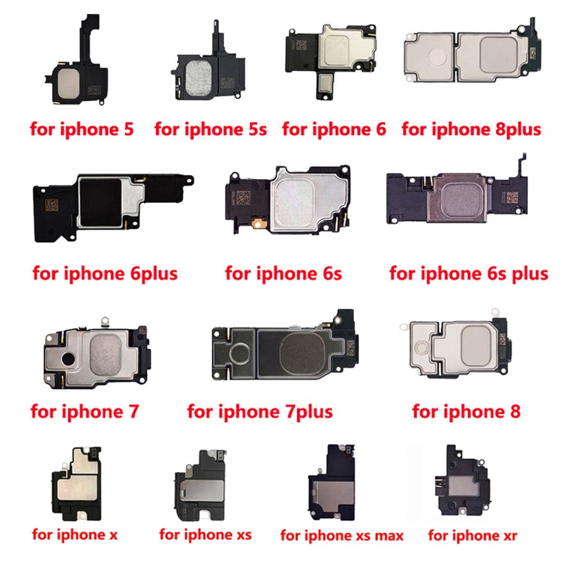 Bottom Loudspeaker For iPhone 6 6s 7 8 Plus 5S 5 4S Sound Ringer Loud Speaker Flex Cable For iPhone X Xs Max XR Repair Parts