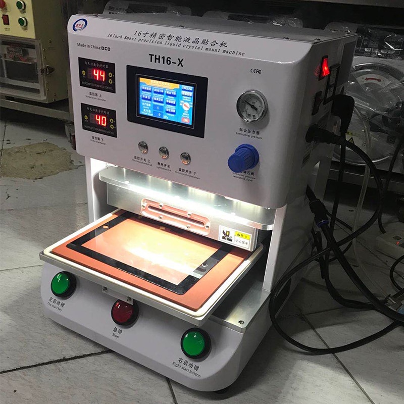 LCD Digitizer Screen Laminate Machine Use For Max 16 inch Display Touch Screen Glass Panel OCA Laminating Repair