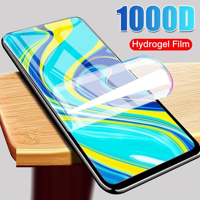 Soft Hydrogel Film For Xiaomi Redmi Note 8 7 9 Pro Max 9s 8T Screen Cover Protector 9A 8A 7A Full Protective Film Not Glass