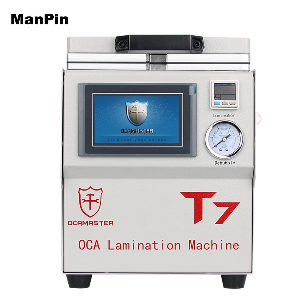 New T7 Mini OCA Laminating Machine LCD Screen Bubble Remove for Samsung iPhone Replace Build In Vacuum Pump Mobile Phone Repair