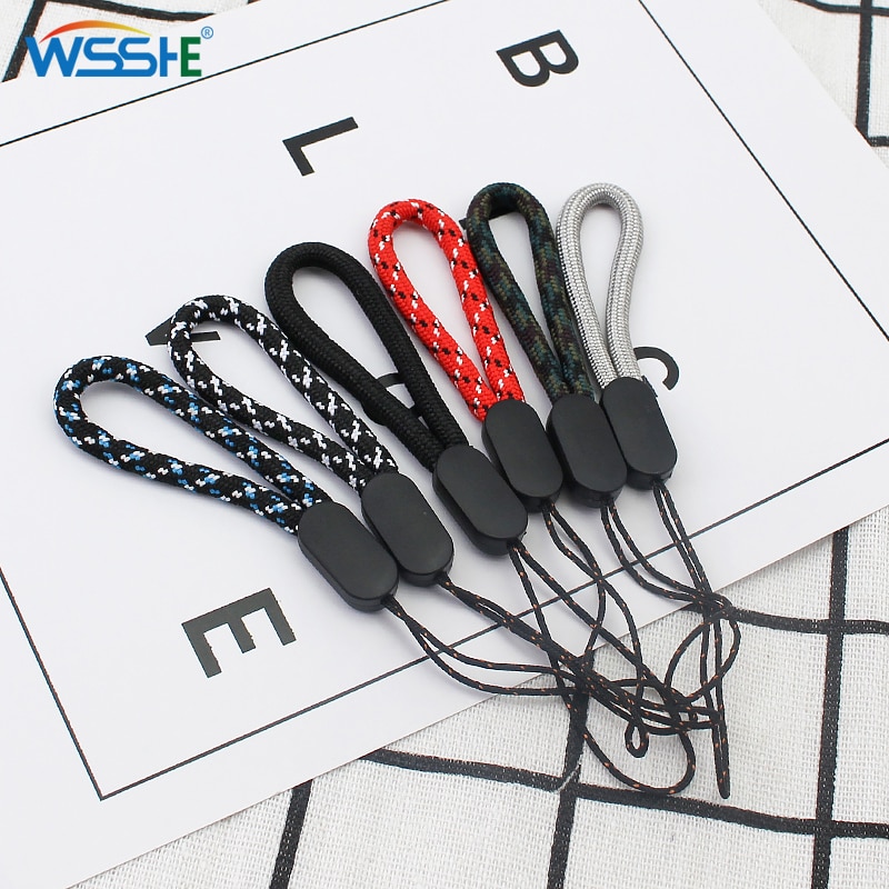 Hand Wrist Lanyard String Short Grip Lanyard Mobile Phone Strap for USB Flash Drive Keychain ID Badge Holder DIY Hang Rope