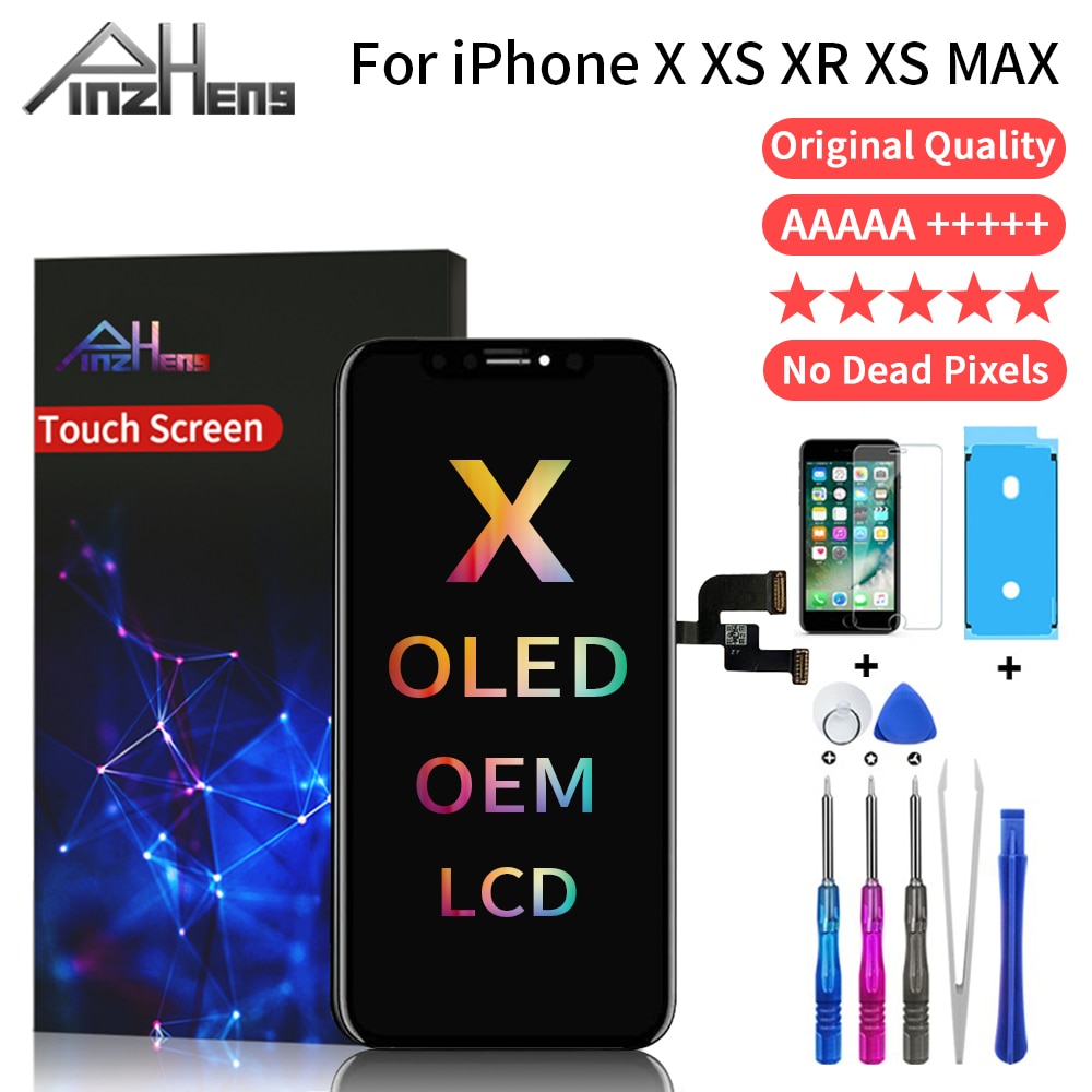 AAAAA Screen LCD For iPhone X XS XR XS MAX OLED OEM Display With 3D Touch Replacement For 11 TFT Assembly LCD Original Quality