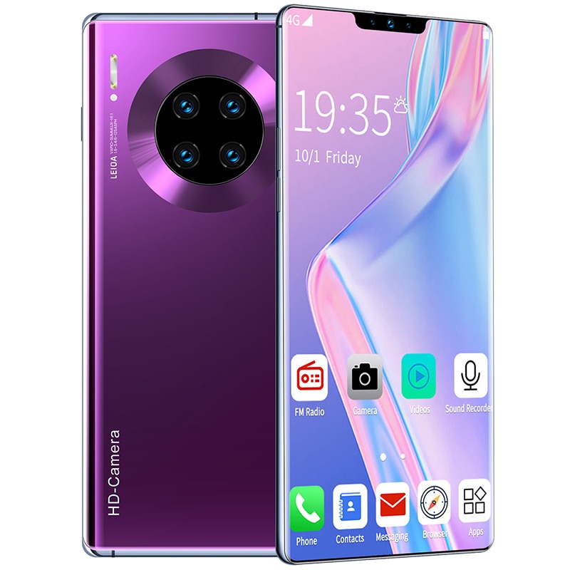 128GB/256GB 10 Core Face ID Smartphone Galxy Mate31Pro 6.6 Inch Smart Phone 16+32MP Mobile Phone 4500mAh Dual SIM Andriod Phone