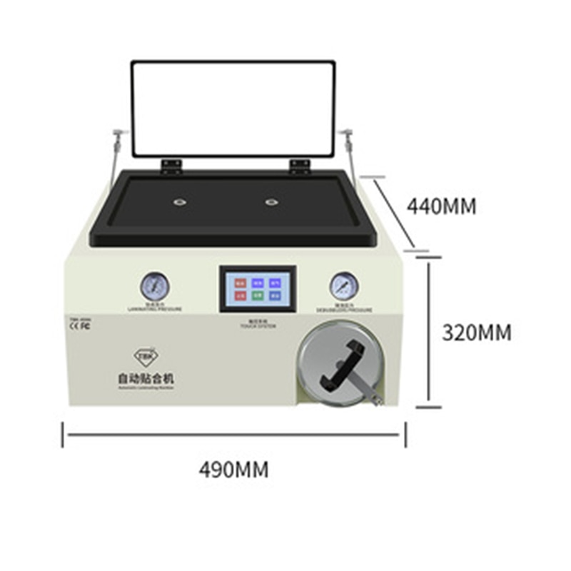 TBK 408A Automatic Lamination Air Bubble Removing Machine For 15 inch ipad 12inch ipad