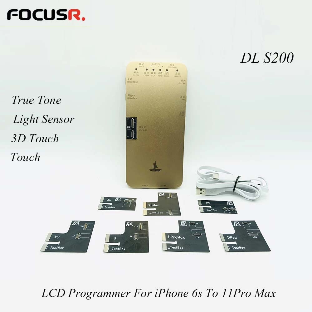 DL S200 LCD Programmer True Tone Light Sensor 3D Touch Touch Digitizer Tester For iPhone 6S 7 7P 8 8P X XS XSM XR 11 11P 11PM