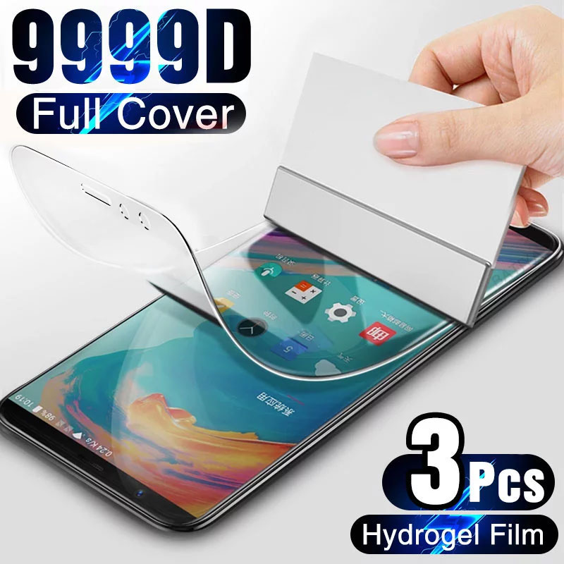 Hydrogel Film on the Screen Protector For OnePLus 7T 6T 5T 8T Pro Full Cover Soft Screen Protector For OnePLus 7 6 5 8 Lite Nord