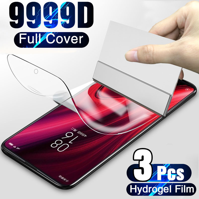 Hydrogel Film For Xiaomi Redmi Note 9S 9 Pro Max 7 8 K30 K20 8T poco X3 nfc Screen Protector Redmi 8 9 9A 7A Protective No Glass