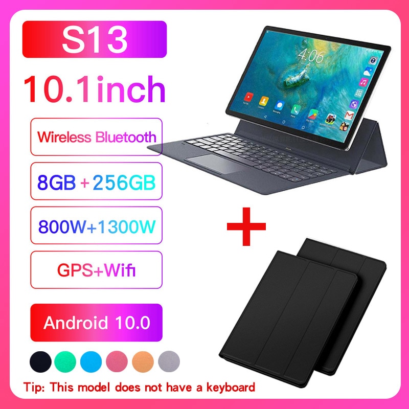 Global Edition Tablet S13 10.1 Inch 12GB+512GB Android 10.0 4G/5G Network Screen Protectors TYPE-C WiFi GPS Tablet PC