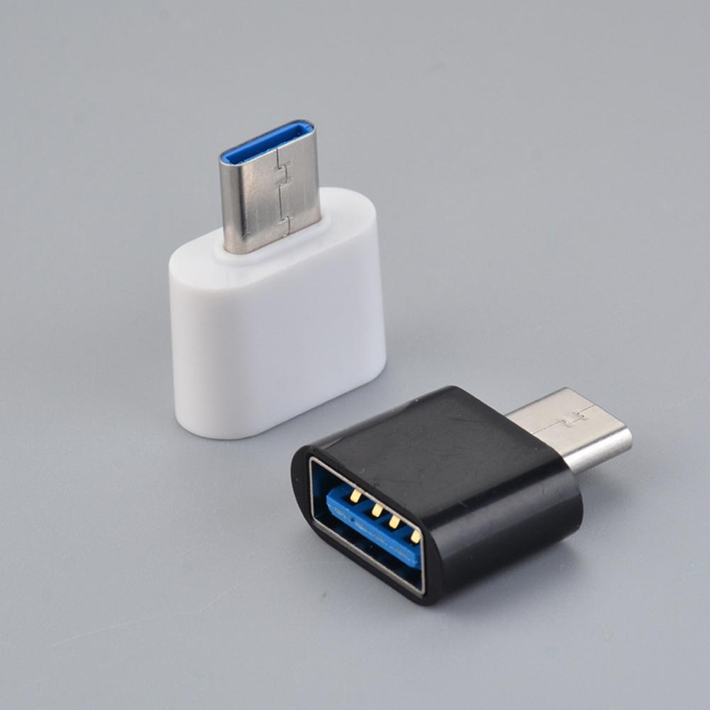 2Pcs High Speed Type-C to USB OTG Adapter Converter for Flash Drive Mouse U Disk Reader For Android iphone Tablet Smart Phone