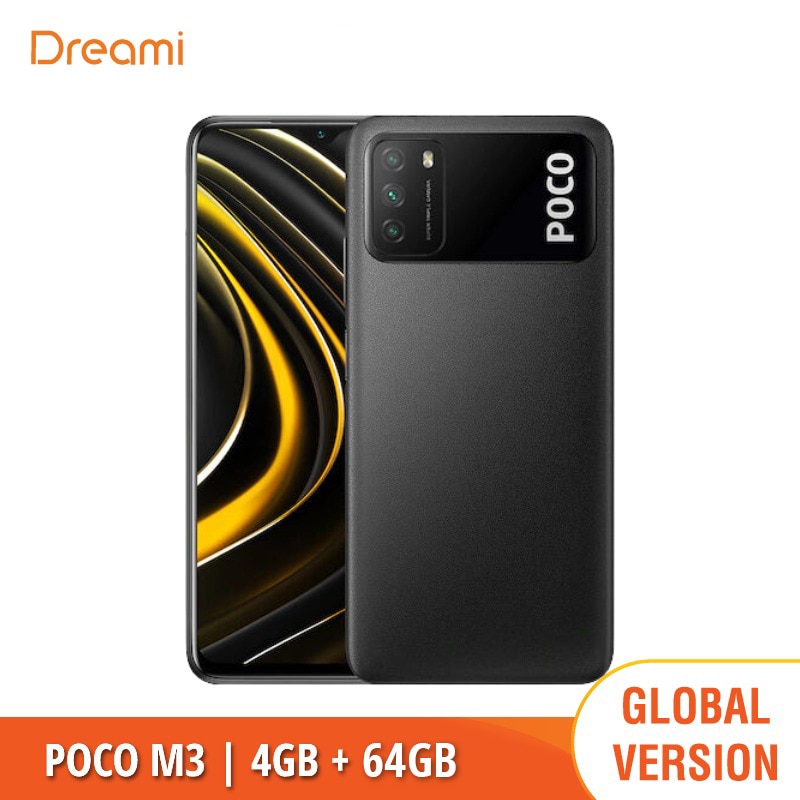 Global Version POCO M3 4GB RAM 64GB ROM (Brand New / Sealed) poco, pocom3, telephone