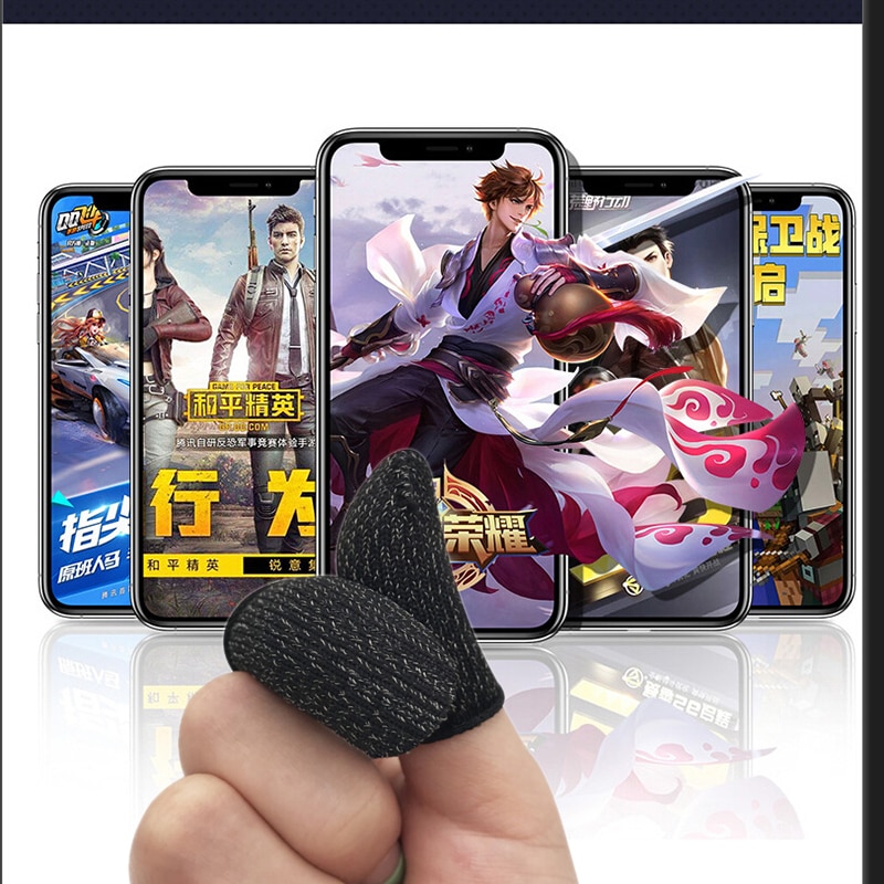 1PCS Mobile Game Controller Finger Anti-Sweat Reusable Sweatproof Breathable