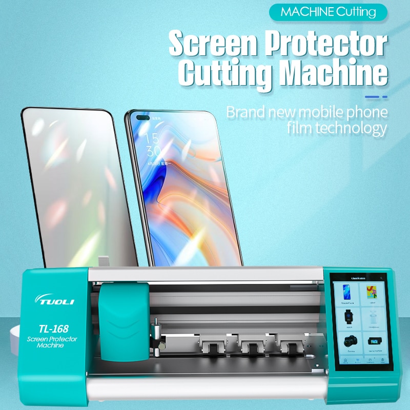 TL-168 Mobile Phone Film Cutting Machine DIY Cut Mobile Phone Tablet Front Glass Back Cover Front Back Protective Film Cut Tool