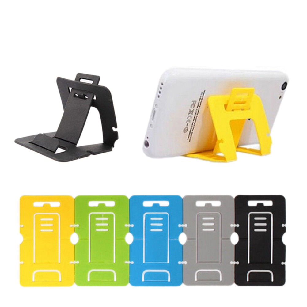 Universal Cute Portable Phone Stand Mini Adjustable Foldable Card Wallet Cell Phone Desk Stand Holder For IPhone X 8/Samsung S9