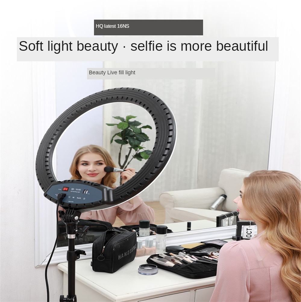 Mobile Phone Ring Light USB Recharge Portable LED Flash Fill Light Selfie Stick Adjustable Lamp Photography Props LED For iPhone