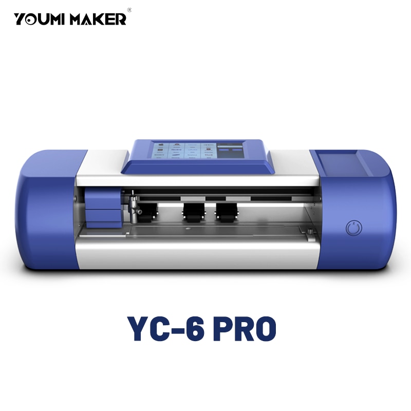 Film cutting machine youmi-maker YC-6 Pro intelligent film cutter with large touch screen and app control for screen protectors