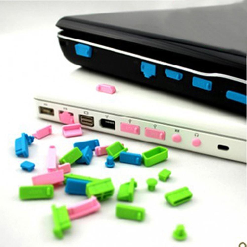 13Pcs/Set Universal Laptop Notebook Silicone Anti Dust Ports Cover Plug Cap