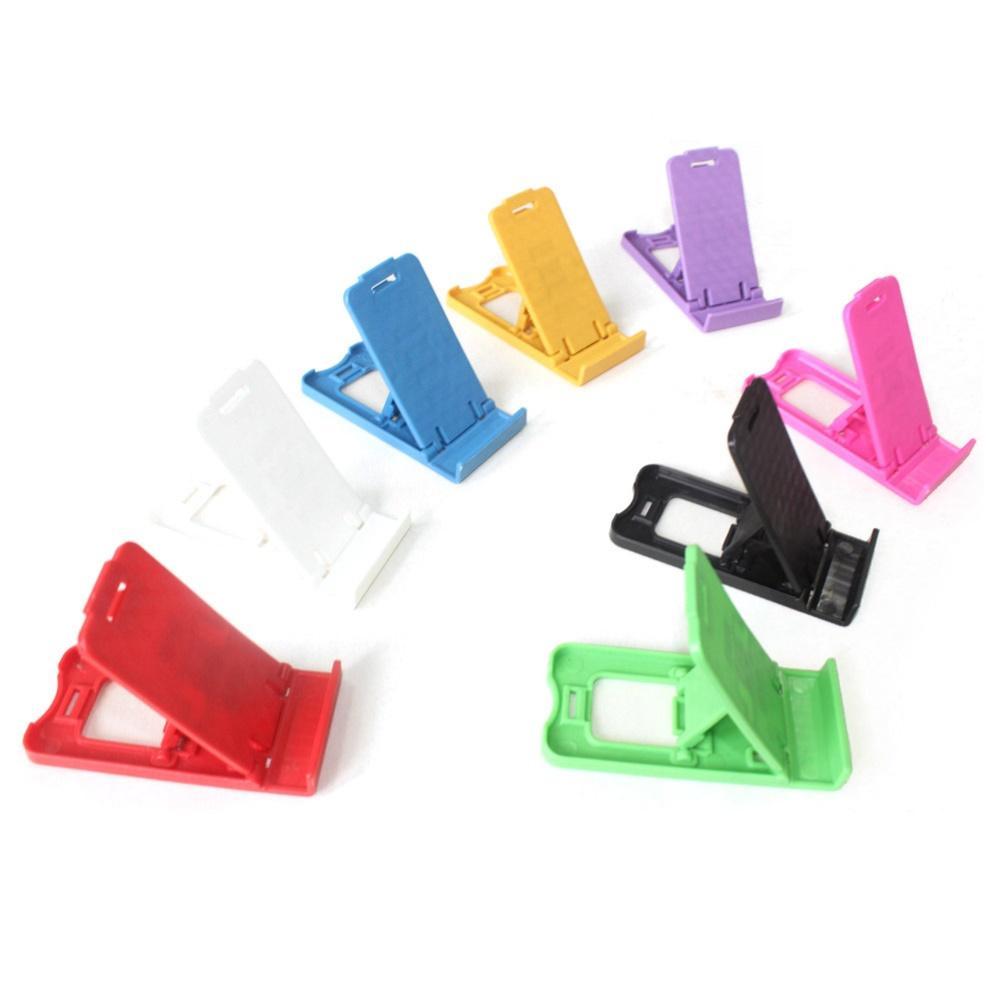 Mini Foldable Plastic Universal Mobile Phone Holder Desktop Table Stand Bracket