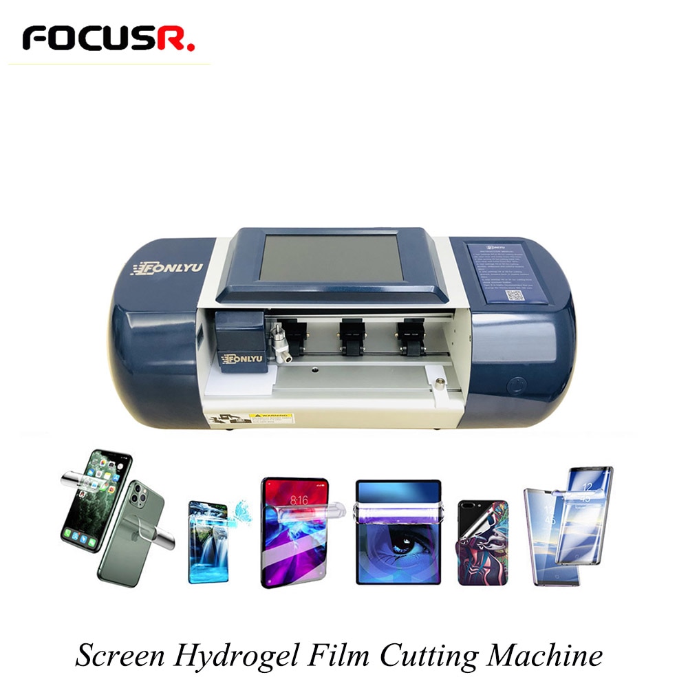 Mobile Phone Screen Protector Back Glass Film Hydrogel Film Cutting Machine For iPhone Tablet Watch Front Glass Protection