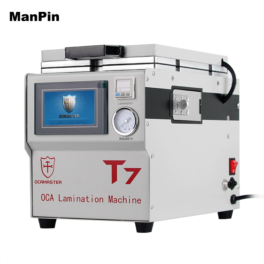 Phone Repair T7 Mini OCA Laminating Machine LCD Screen Bubble Remove Build In Vacuum Pump for Samsung iPhone Panel Replace Fix