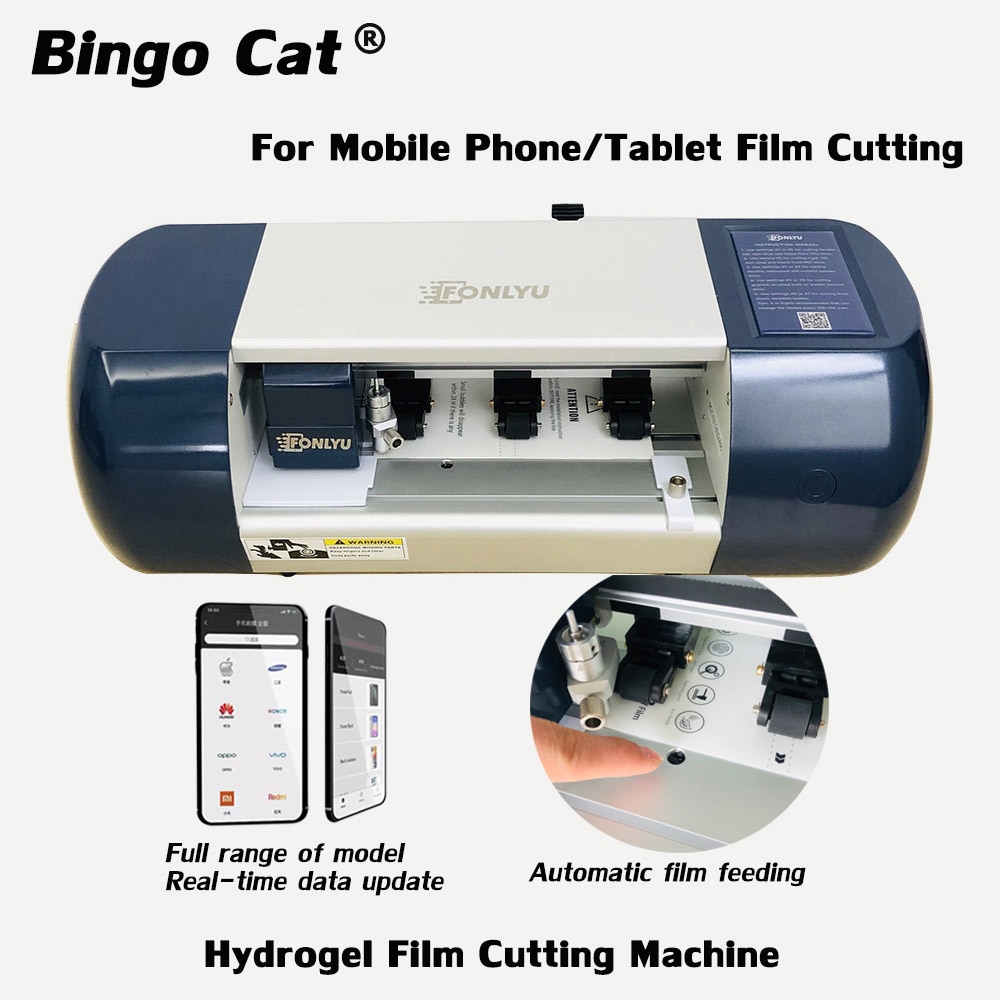 Screen Protector Film Cutting Machine For Airpod Mobile Phone Watch Front Glass Back Cover Screen Protective Film Cutter Plotter