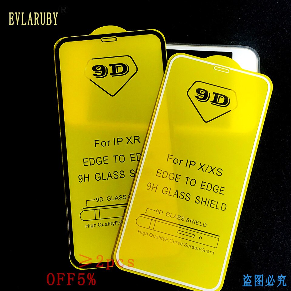 9D tempered glass for iphone XR Xs 11 Pro MAX glass on the for iphone 7 6 X 6s 8 plus protective glass on for iPhone x 8 7 6 6s