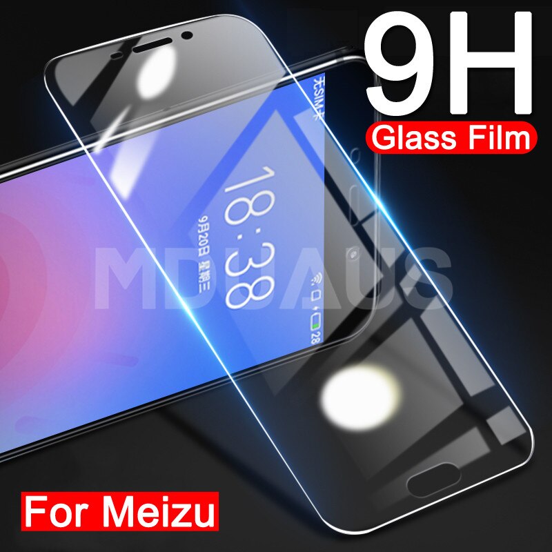 9H Premium Tempered Glass For Meizu M6 M5 M3 M3S Note Glass Meizu M6S M6T M5S M5C Screen Protector Protective Glass Film Case